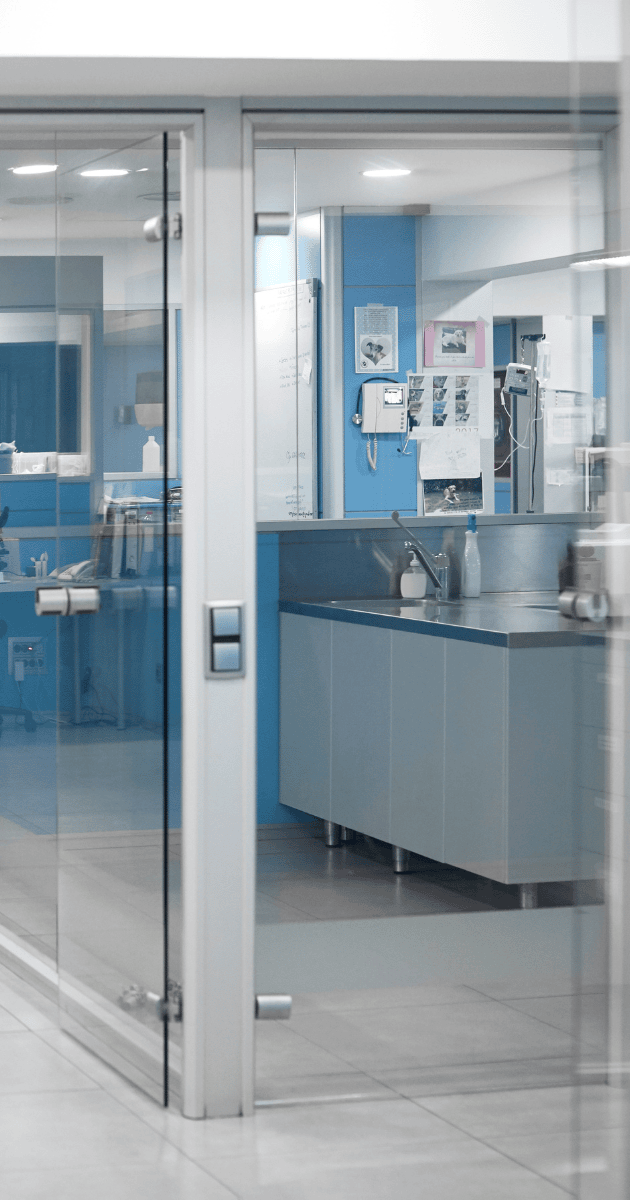 friendly veterinary office interior