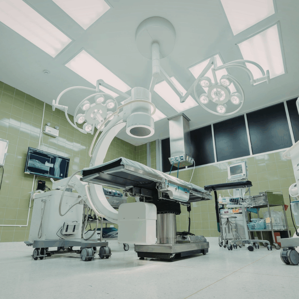 modern veterinary surgical room